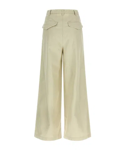 Auralee Casual Pants With Belt Loops In Brown