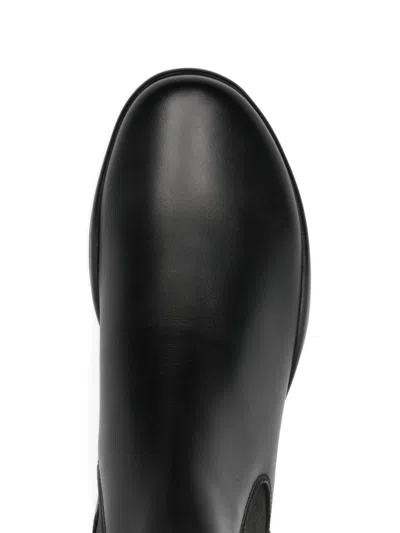Prada Chelsea Boots With Pull Tabs In Black