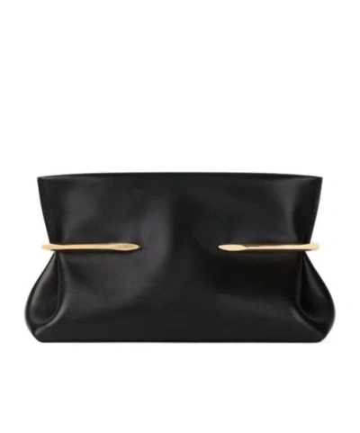 Givenchy Pinch Squeezed Horizontal Tote Bag In Nappa Leather In Black