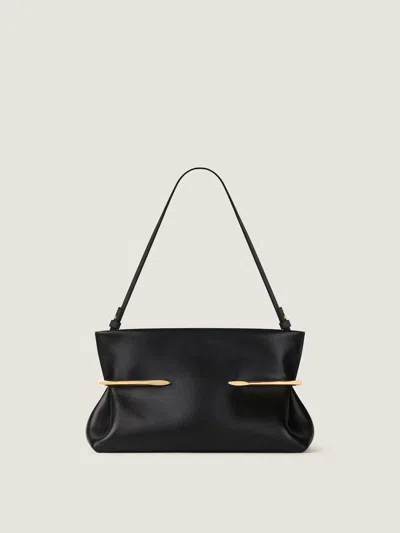 Givenchy Pinch Squeezed Horizontal Tote Bag In Nappa Leather In Black