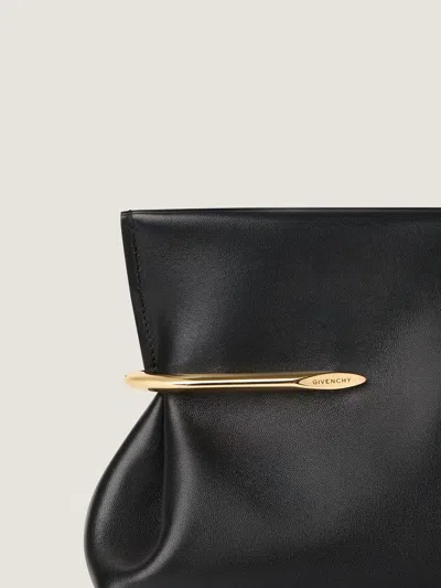 Givenchy Pinch Squeezed Horizontal Tote Bag In Nappa Leather In Black