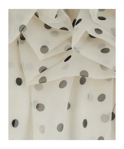 Msgm Ruffled-detail Blouse In Multi