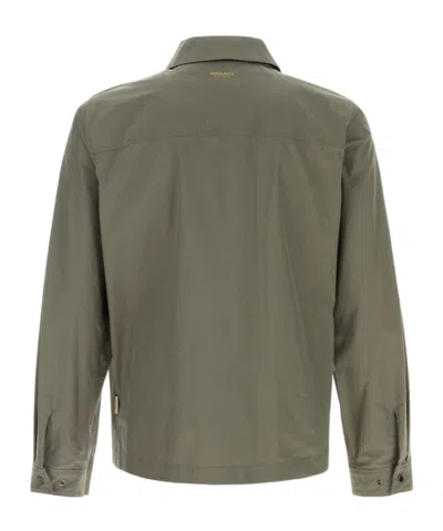 Woolrich Zip Front Jacket In Green