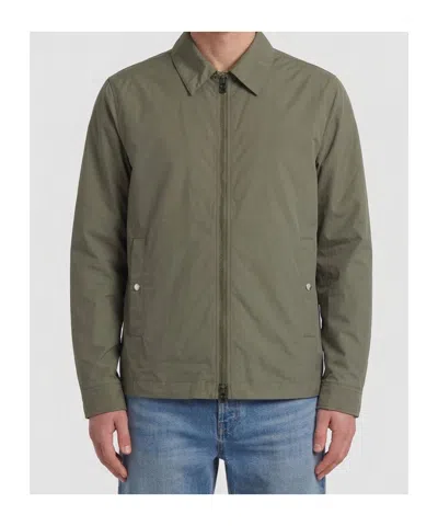 Woolrich Zip Front Jacket In Green