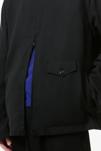 Our Legacy Evolved Jacket In Merino Wool Voile In Eclipse Black In Black