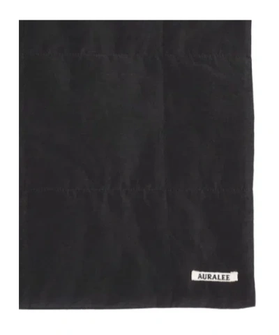 Auralee Quilted Shawl In Black