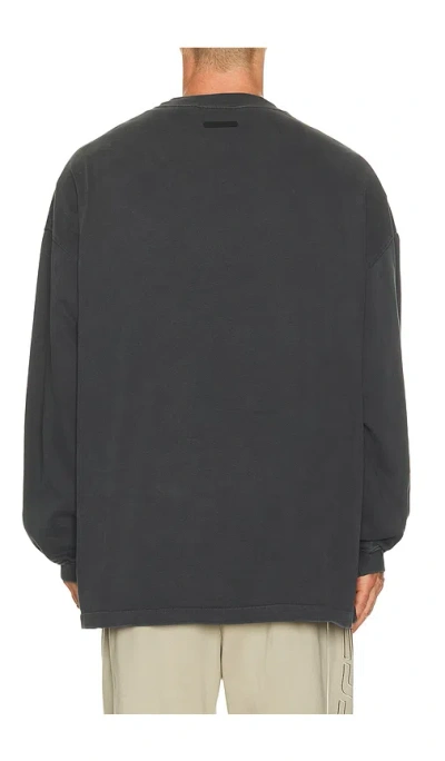 Essentials Training 90's Long Sleeve Tee In Black