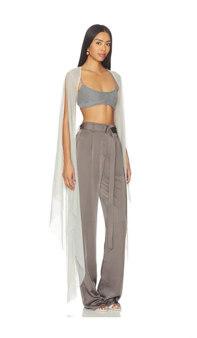 Lapointe Mesh Shrug In Gray