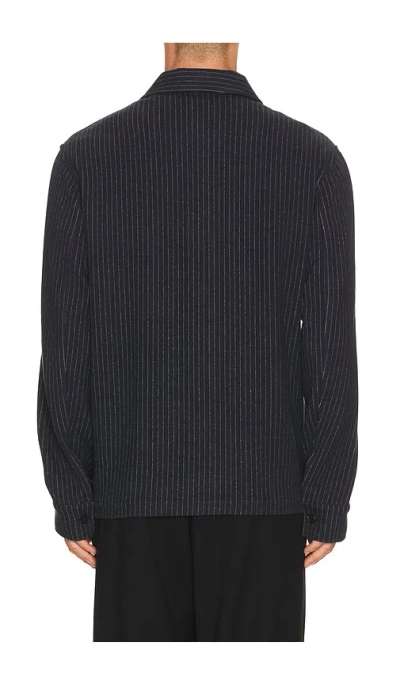 Mackage Porter Overshirt In Blue