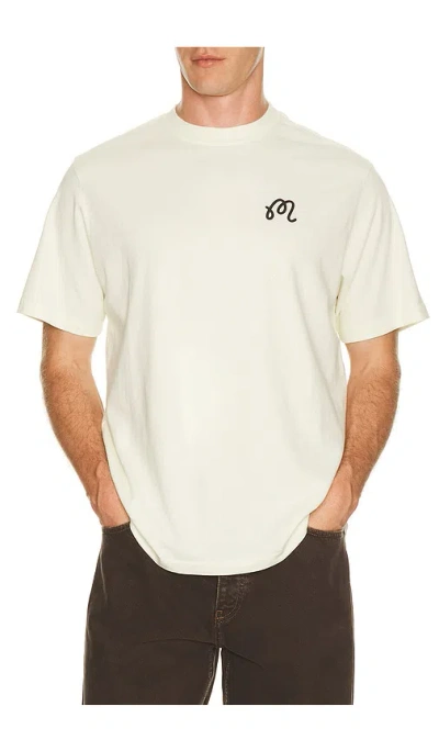 Malbon Golf Origin Tee In White