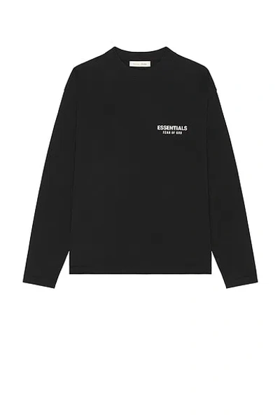 Essentials Long-sleeved T-shirt In Black