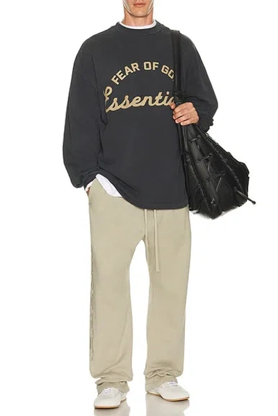 Essentials Training 90's Long Sleeve Tee In Black
