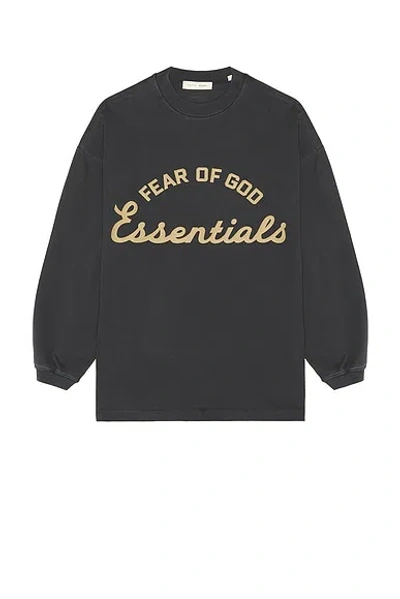 Essentials Training 90's Long Sleeve Tee In Black