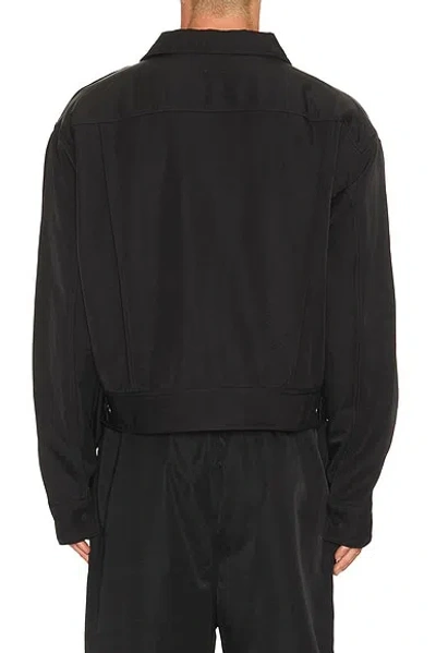 Essentials Trucker Jacket In Black