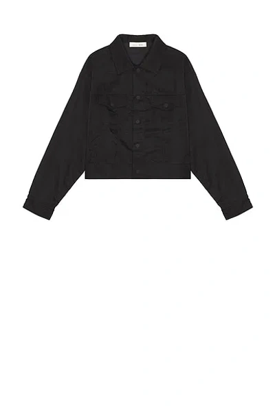 Essentials Trucker Jacket In Black