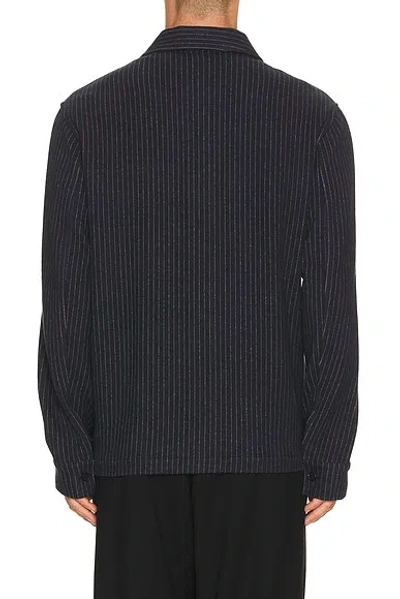 Mackage Porter Overshirt In Blue