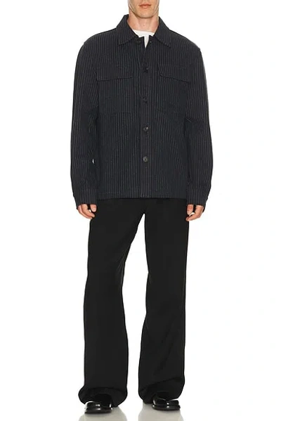 Mackage Porter Overshirt In Blue