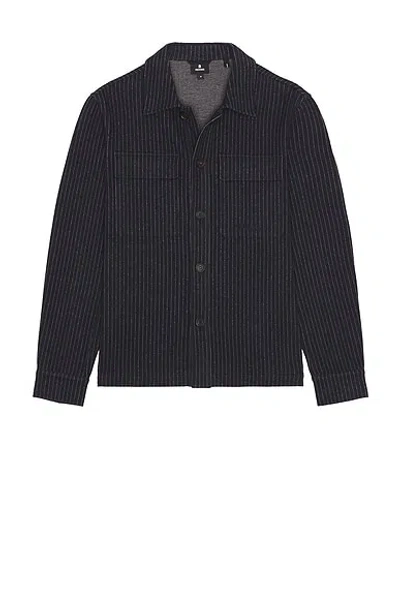 Mackage Porter Overshirt In Blue