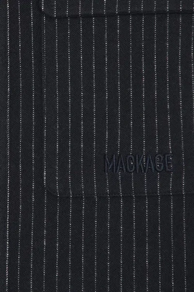 Mackage Porter Overshirt In Blue