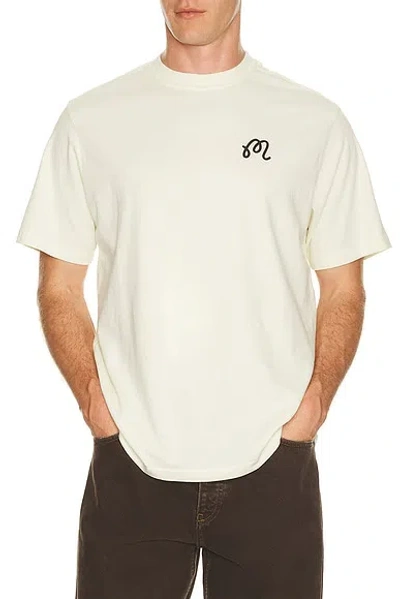 Malbon Golf Origin Tee In White