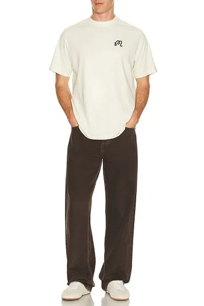 Malbon Golf Origin Tee In White