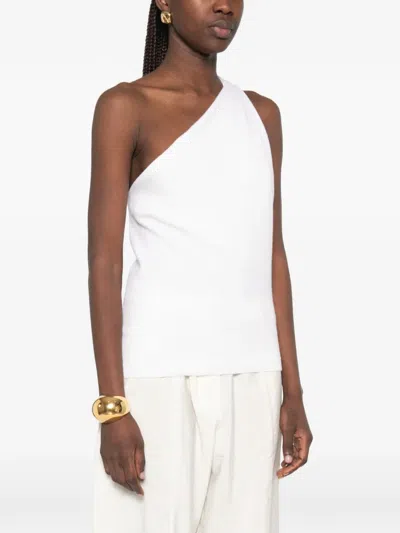 Rohe One-shoulder Top In White