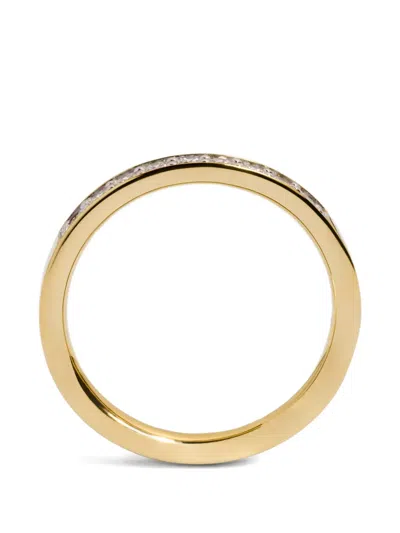 Monica Vinader Essential Diamond Ring In Gold