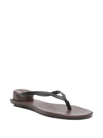 Cordera Leather Sandals In Black