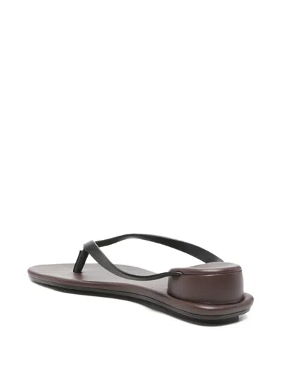Cordera Leather Sandals In Black