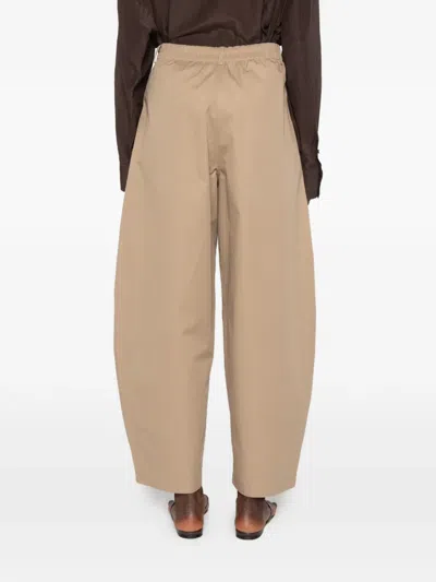 Cordera Buttoned Trousers In Brown