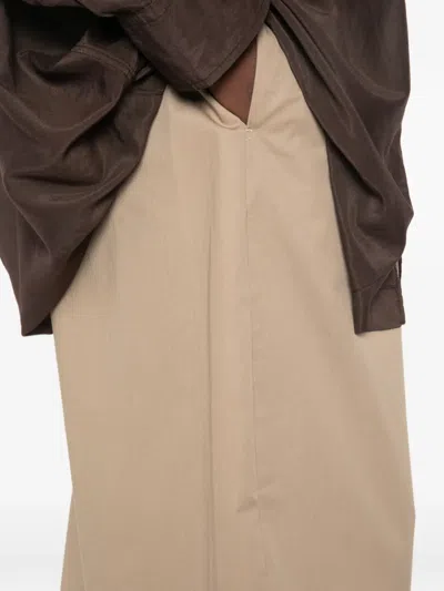 Cordera Buttoned Trousers In Brown