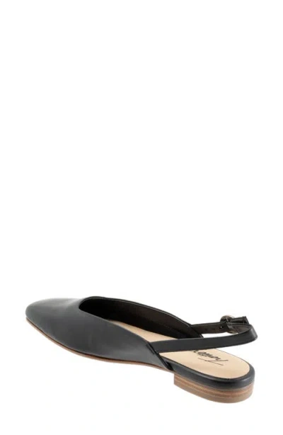 Trotters Holly Slingback Flat In Black