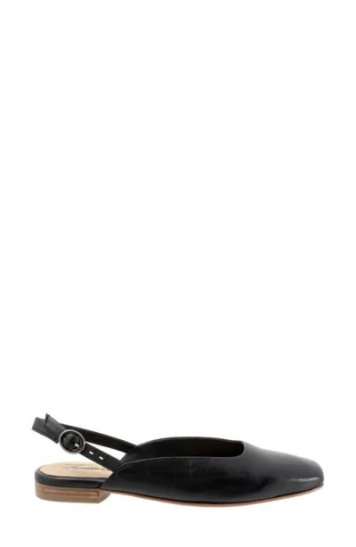 Trotters Holly Slingback Flat In Black