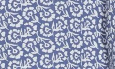 Cece Double Flutter Sleeve Button Front Blouse In Blue