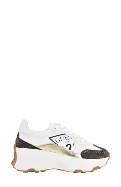 Guess Calebb 3 Sneaker In White