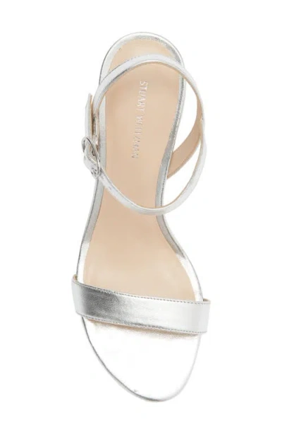 Stuart Weitzman Dancer 75 Block Heel Sandal In Multi