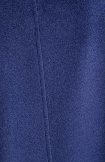 Bernardo Single Breasted Crop Coat In Blue