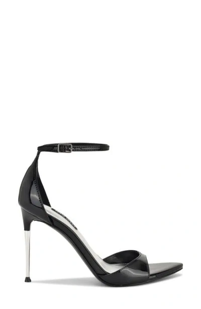 Nine West Serven Ankle Strap Sandal In Black