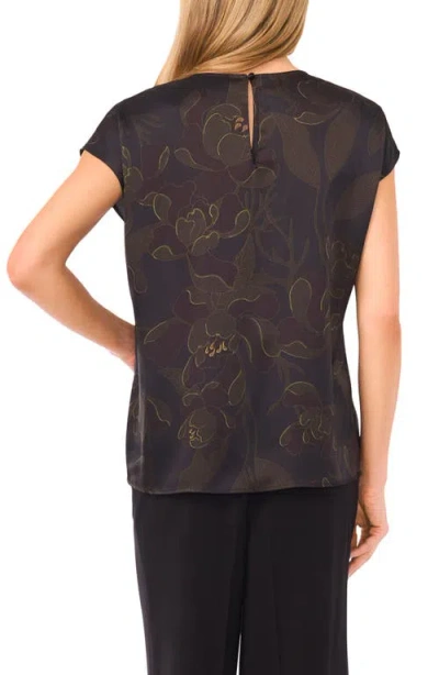 Halogen ® Cap Sleeve Top In Black