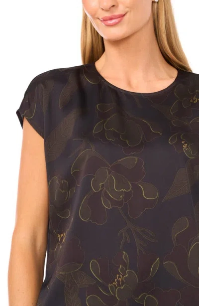 Halogen ® Cap Sleeve Top In Black