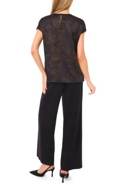 Halogen ® Cap Sleeve Top In Black