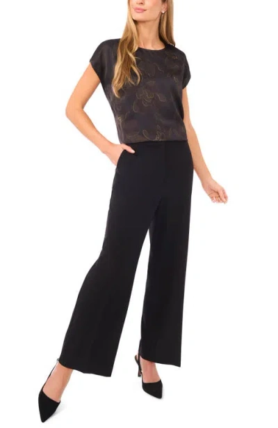 Halogen ® Cap Sleeve Top In Black