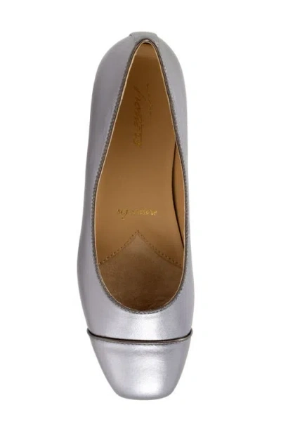 Softwalk ® Harbor Cap Toe Flat In Gray