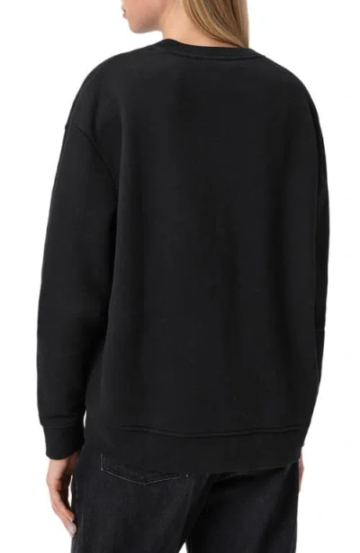 Allsaints Sprinkle Etta Sweatshirt In Black