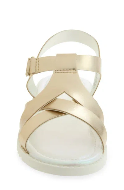 Harper Canyon Catalinna Flat Sandal In Gold