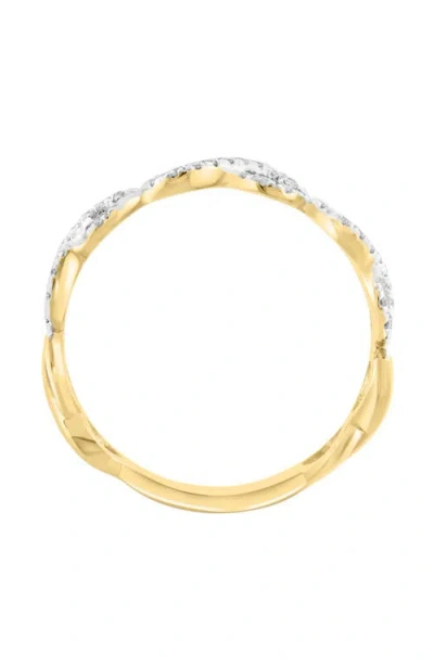Effy Diamond Infinity Ring In Blue