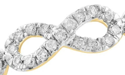 Effy Diamond Infinity Ring In Blue