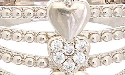 Juvell 18k Plated Cz Ring In Brown