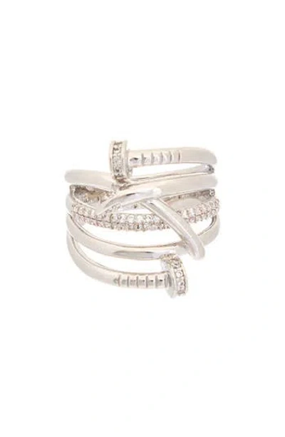 Juvell Cz Wrap Ring In Neutral