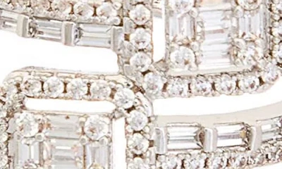 Juvell Cz Wrap Ring In Silver